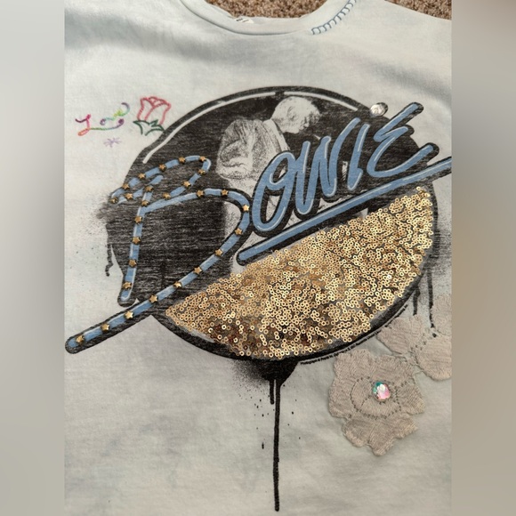 NWT LoveShackFancy Size Large Vintage Music Tee - Perfect for Festival Season! - Picture 6 of 12